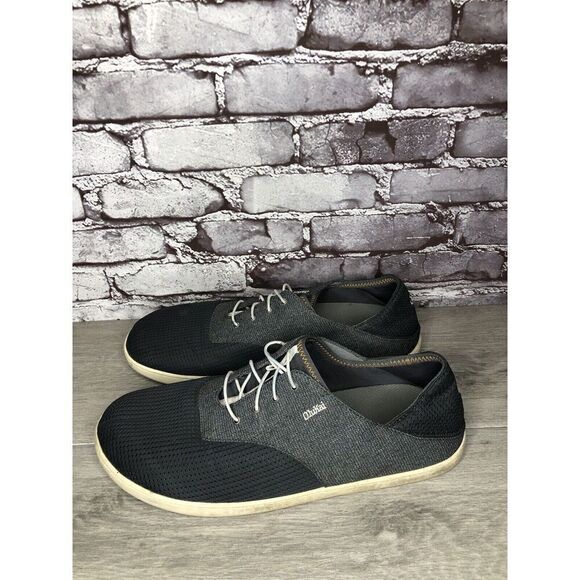 Olukai Nohea Moku Blue Gray Mesh Casual Slip On Sneakers Shoes Men Sz 13M US/46 main image 15